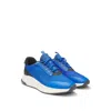 Hugo Boss Ttnm Evo Trainers With Ribbed Sole In Blue