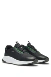 Hugo Boss Ttnm Evo Trainers With Ribbed Sole In Dark Blue