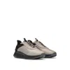 Hugo Boss Ttnm Evo Trainers With Ridged Outsole In Green