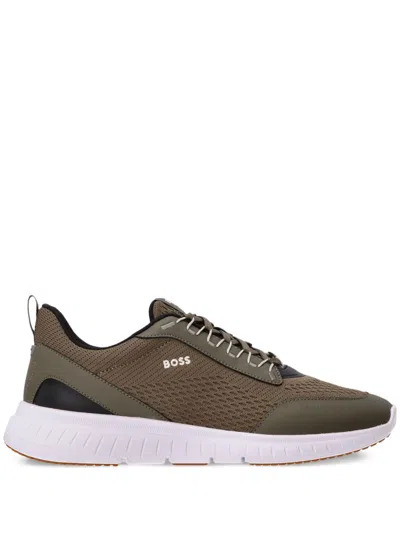 Hugo Boss Ttnm Light Sneakers In Green