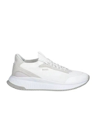 Hugo Boss Ttnm Mesh-panelled Sneakers