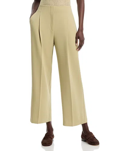Hugo Boss Tulotta Wide Leg Pants In Yellow
