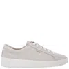 Hugo Boss Tumbled-leather Trainers