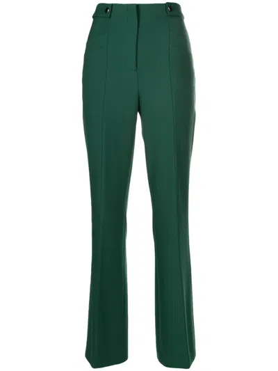 Hugo Boss Ausgestellte Tupera High-waist-hose In Grün