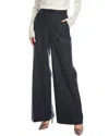 Hugo Boss Tupita Wool-blend Trouser In Blue
