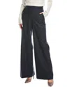 Hugo Boss Tupita Wool-blend Trouser In Blue