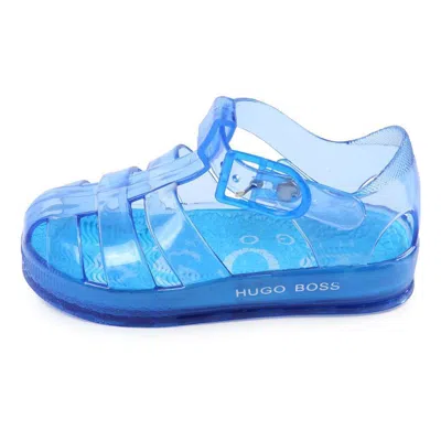 Hugo Boss Kids' Turquoise Blue Sandals
