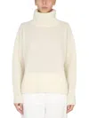 Hugo Boss Boss Turtleneck Shirt In White