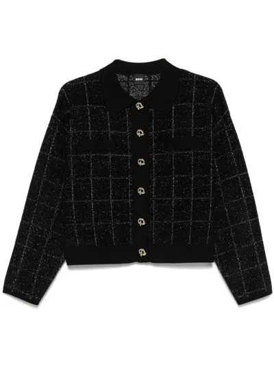 HUGO BOSS TWEED CROPPED JACKET