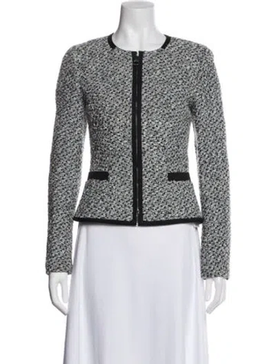 Pre-owned Hugo Boss Tweed Pattern Jacket In Multi