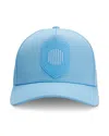Hugo Boss Boss Poulin Lux Flag Patch Adjustable Baseball Cap In Blue