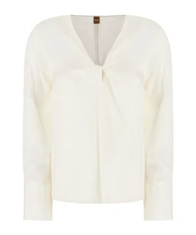 HUGO BOSS BOSS HUGO BOSS V-NECK BLOUSE