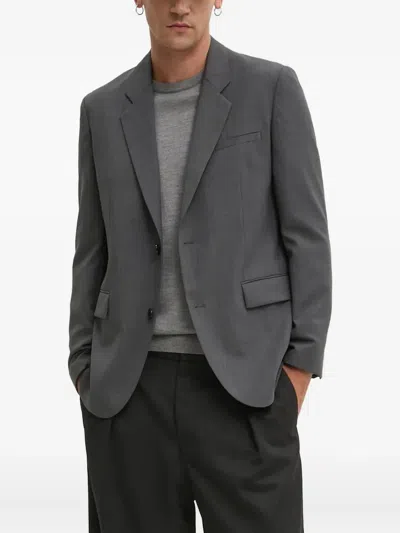Hugo Boss Two-button Blazer In Brown