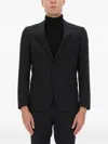 Hugo Boss Two-button Jacket In Black