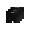 Hugo Boss Boss Underwear 3 Pack Long Boxer Briefs In Black