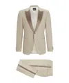 Hugo Boss Two-piece Linen Suit In Nude