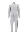 Hugo Boss Two-piece Long-sleeved Sweatshirt And Sweatpants In White