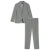 Hugo Boss Two-piece Regular-fit Suit In Patterned Stretch Fabric In Gray