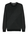 Hugo Boss Eclaus Sweater, Cardigans Gray In Black