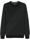 Hugo Boss Eclaus Sweater, Cardigans Gray In Schwarz