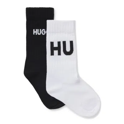 Hugo Boss Two-pack Of Kids' Socks With Logo Details In Multi