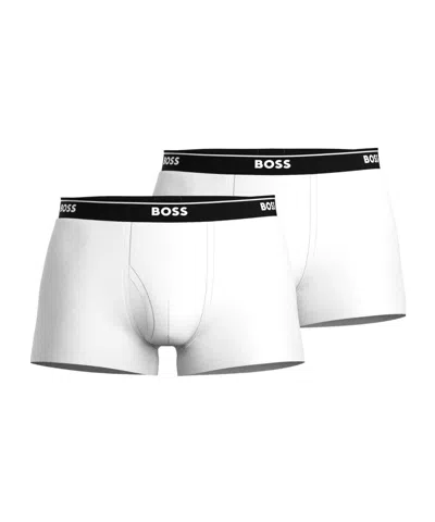 Hugo Boss Two-piece Boxer Briefs In White