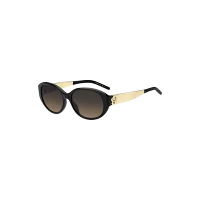 Hugo Boss Two-tone Sunglasses With Double B Monograms In Multi