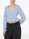 Hugo Boss U-neck Sweater In Blue