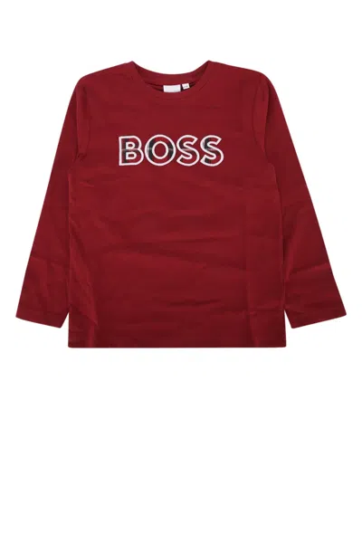Hugo Boss Kids' Underwear And Beachwear In Red
