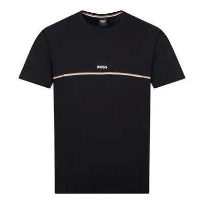 Hugo Boss Unique Mens Pyjama T-shirt In Black 001