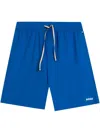 Hugo Boss Unique Track Shorts In Blau