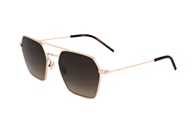 Hugo Boss Unisex 54mm Rose Gold Sunglasses In Black