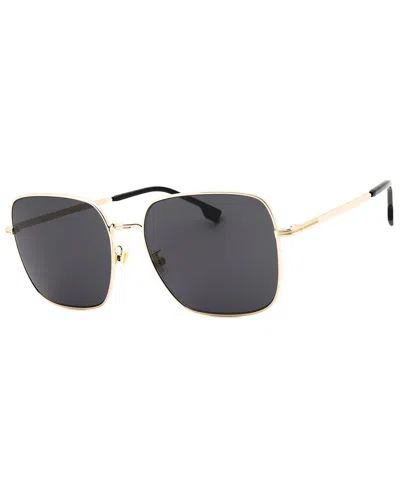 Hugo Boss Unisex Boss 1613/f/sk 59mm Sunglasses In Gold