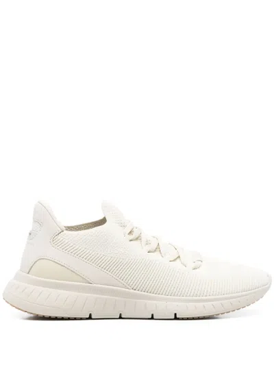 Hugo Boss Upper-knit Sneakers In Neutral