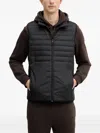 Hugo Boss Urbanex Vest Zip-fastening Gilet In Black
