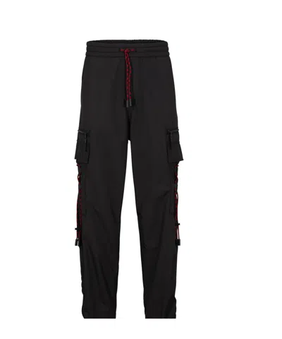 Hugo Boss Utility Cargo Jogger Pants In Black