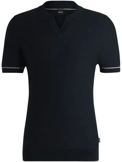 Hugo Boss Boss H Jianluca Sweater In Navy