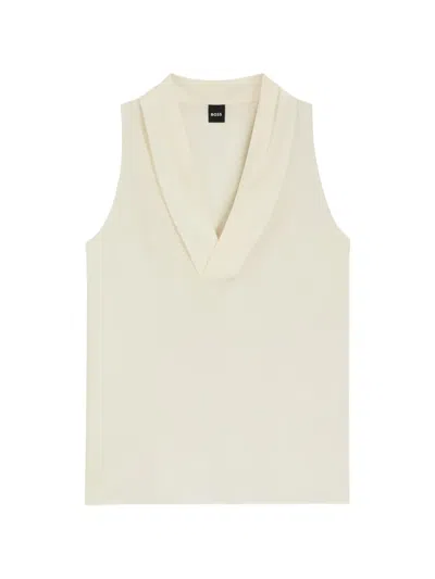 Hugo Boss Trägershirt Mit V-ausschnitt In Brown