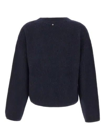 Hugo Boss V-neck Sweater In Blue
