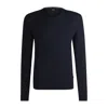 HUGO BOSS V-NECK SWEATER IN MERINO WOOL