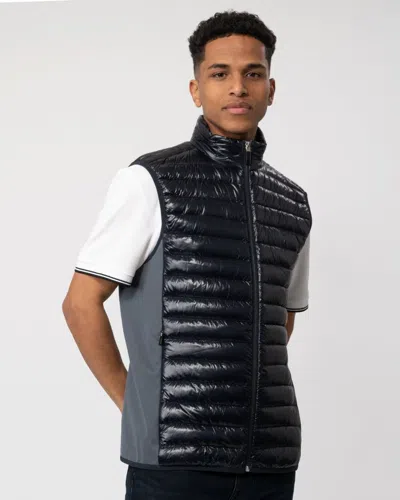 Hugo Boss V Techno Mens Padded Gilet In Blue
