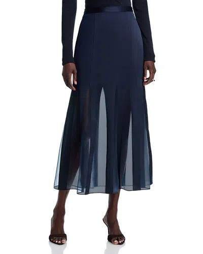 Hugo Boss Vabelli Midi Skirt In Multi