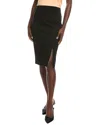 Hugo Boss Vaguette Mini Skirt In Black