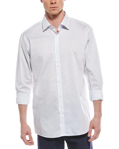 Hugo Boss Valerio Modern Fit Dress Shirt In White