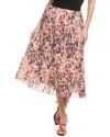 Hugo Boss Boss Vapliso Pleated Skirt In Multi