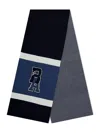 Hugo Boss Varsity-stripe Wool Scarf In Multi