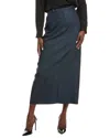 Hugo Boss Vemata Maxi Skirt In Blue