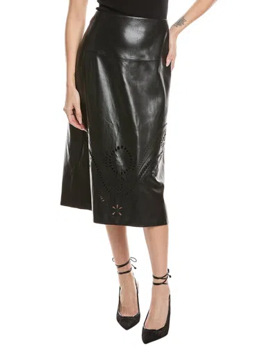 Hugo Boss Vembro Midi Skirt In Black