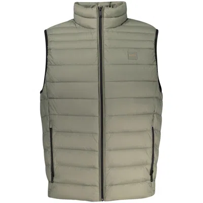 Hugo Boss Quilted Gilet In Gray