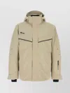 Hugo Boss Versatile Nylon Jacket Featuring Adjustable Elements In Neutral